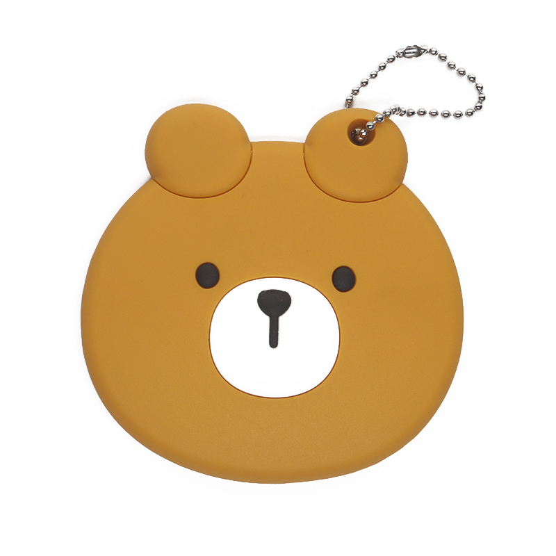 硅膠鏡子保護(hù)套，卡通小熊鏡子護(hù)套_硅膠套