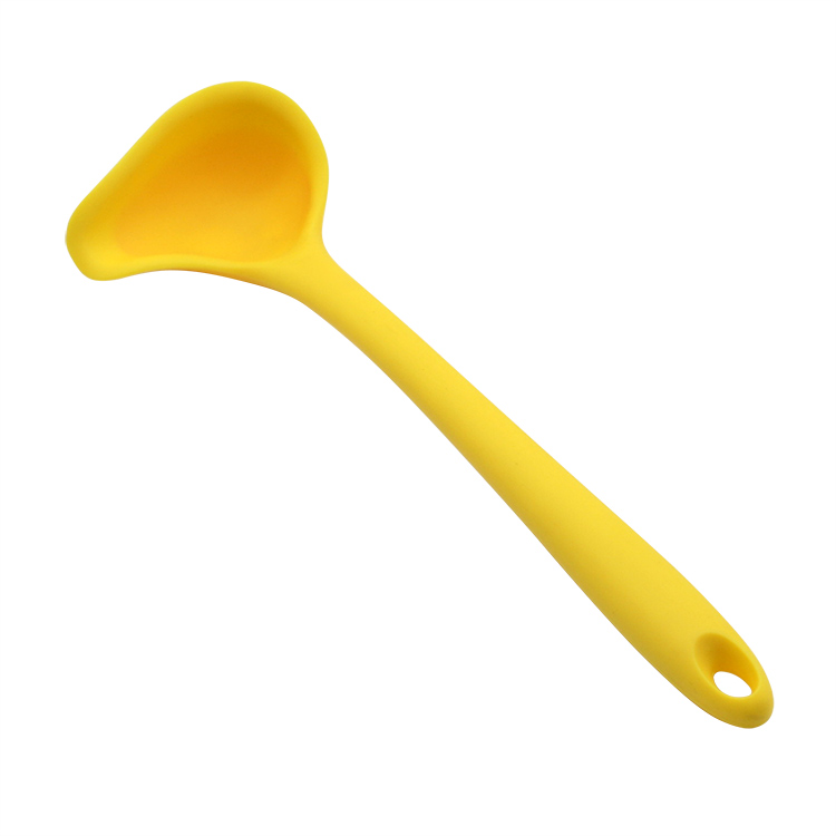 隔熱硅膠湯勺，舀湯專用硅膠勺子_硅膠廚具