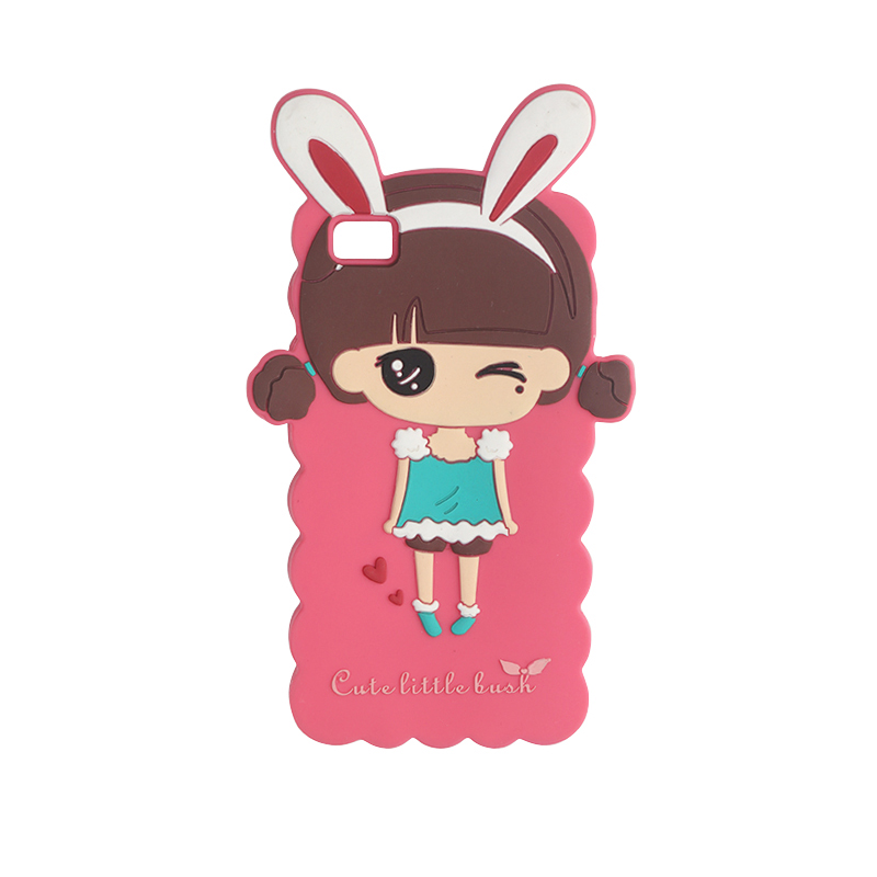 小米硅膠手機(jī)套，卡通少女硅膠手機(jī)殼軟_硅膠套