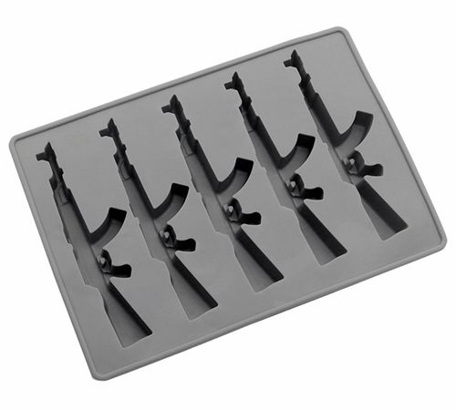 AK-47模型硅膠制冰格，飲品用制冰器-硅膠廚具