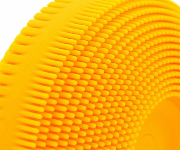 電動(dòng)硅膠潔面儀，聲波臉部按摩儀-硅膠刷