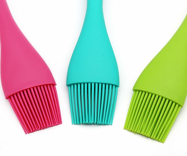 食品用硅膠燒烤刷，一體式調(diào)料油刷毛