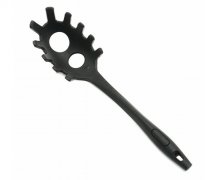 家用硅膠湯勺，吃火鍋長(zhǎng)柄漏勺_硅膠廚具